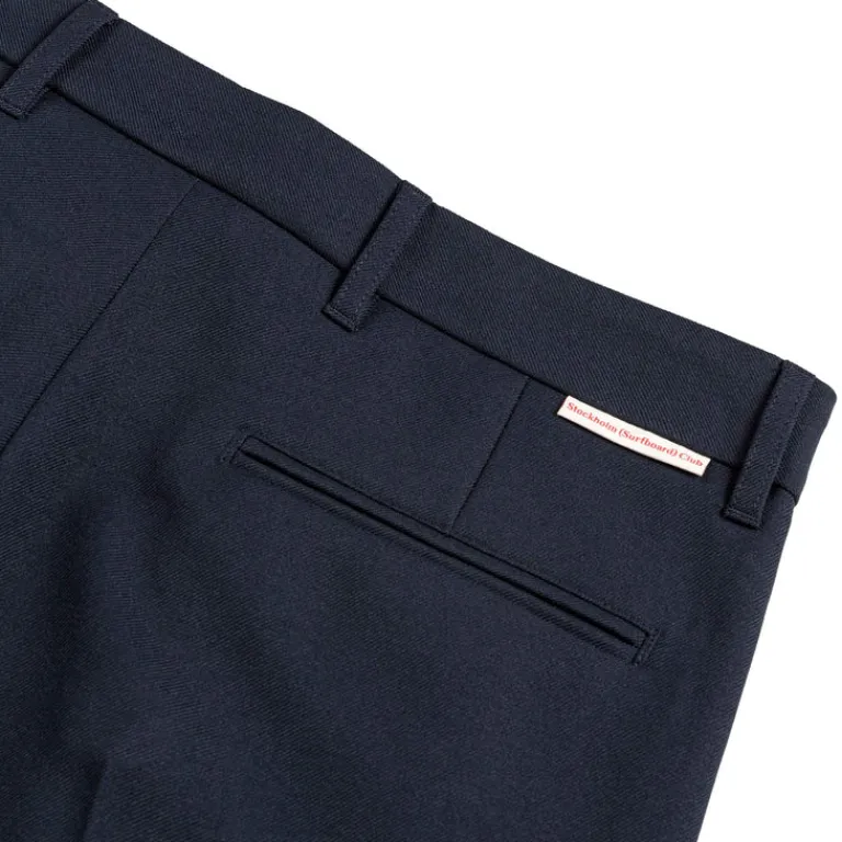 Hosen*Stockholm Surfboard Club Sune Tailored Trousers Navy