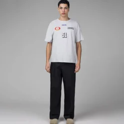 T-Shirts*Stockholm Surfboard Club Box Tee Sponsor Grey Melange