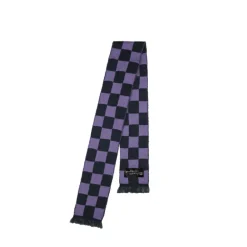 Schals*Stockholm Surfboard Club Umi Knitted Scarf Purple Check