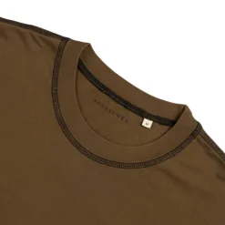 T-Shirts*Sunflower Contrast Tee Brown