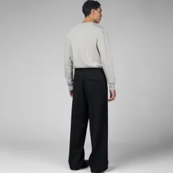 Hosen*Sunflower Wide Pleated Trouser Black