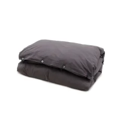 Schlafzimmer*Tekla Duvet Cover Dark Taupe