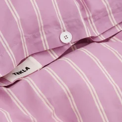 Schlafzimmer*Tekla Duvet Cover Mallow Pink Stripes