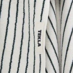 Badezimmer*Tekla Guest Towel Racing Green Stripes