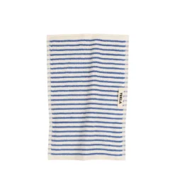 Badezimmer*Tekla Guest Towel Coastal Blue Stripes