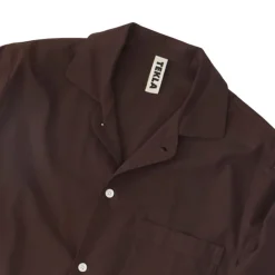 Pyjamas & Unterwäsche*Tekla Pyjamas Shirt Coffee