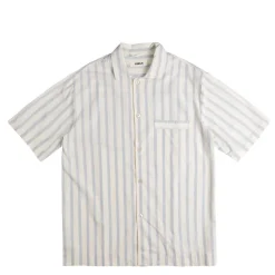 Pyjamas & Unterwäsche*Tekla Pyjamas Short Sleeve Shirt Needle Stripes