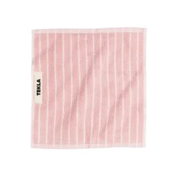 Badezimmer*Tekla Washcloth Shaded Pink Stripes