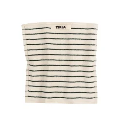 Badezimmer*Tekla Washcloth Racing Green Stripes