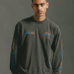 T-Shirts*Test Drive Bandit Longsleeve Vntg Black