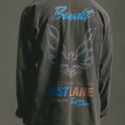 T-Shirts*Test Drive Bandit Longsleeve Vntg Black