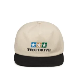 Caps & Bucket Hats*Test Drive Canvas Logo Hat Off White / Black