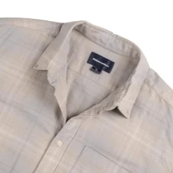 Hemden*thisisneverthat Flannel Check Shirt Grey