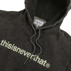Hoodies*thisisneverthat T-Logo LT Hoodie Washed Black