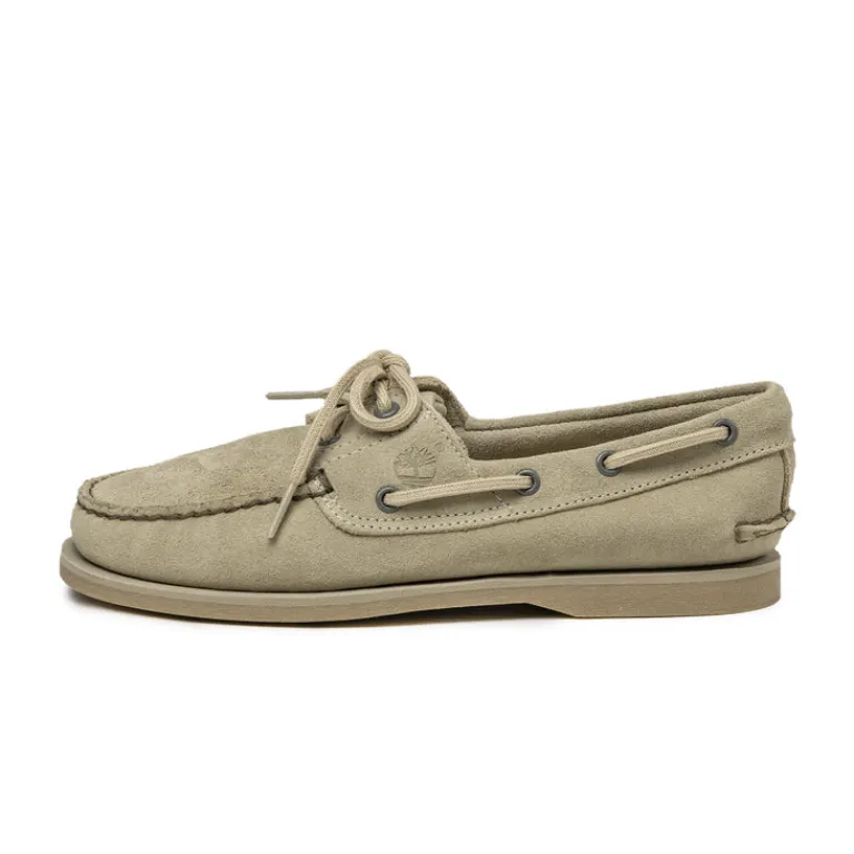 Leder Sneaker|Loafer*Timberland Classic Boat Shoe Light Green