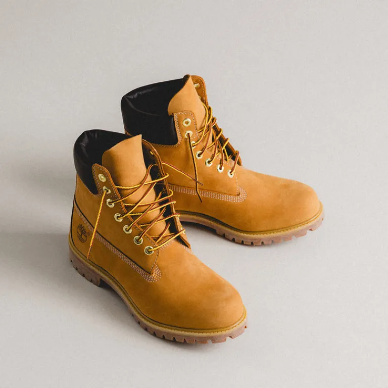 Leder Sneaker|High-Top Sneaker*Timberland Premium 6-Inch Lace Up Boot *Waterproof* Wheat