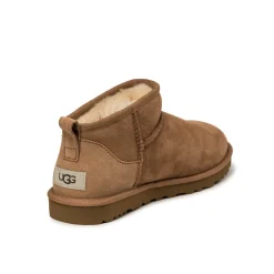 Leder Sneaker|High-Top Sneaker*Ugg Classic Ultra Mini Chestnut