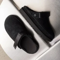 Leder Sneaker|Mules & Slides*Ugg Goldenstar Clog W Black / Black