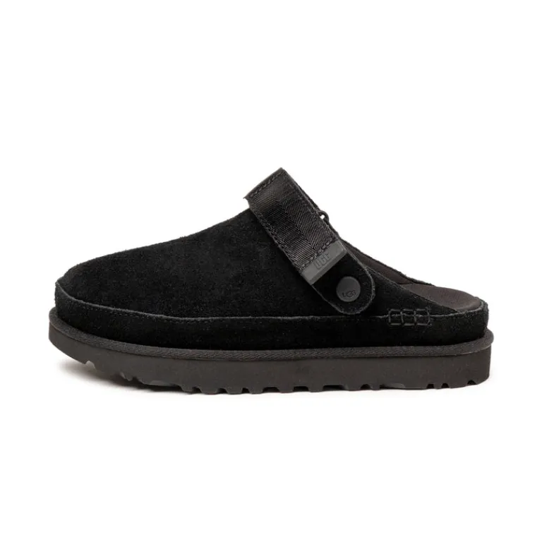 Leder Sneaker|Mules & Slides*Ugg Goldenstar Clog W Black / Black