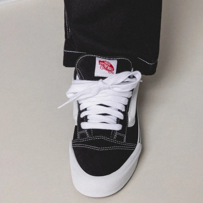 Leder Sneaker|Chunky Sneaker*Vans Knu Skool Black / True White