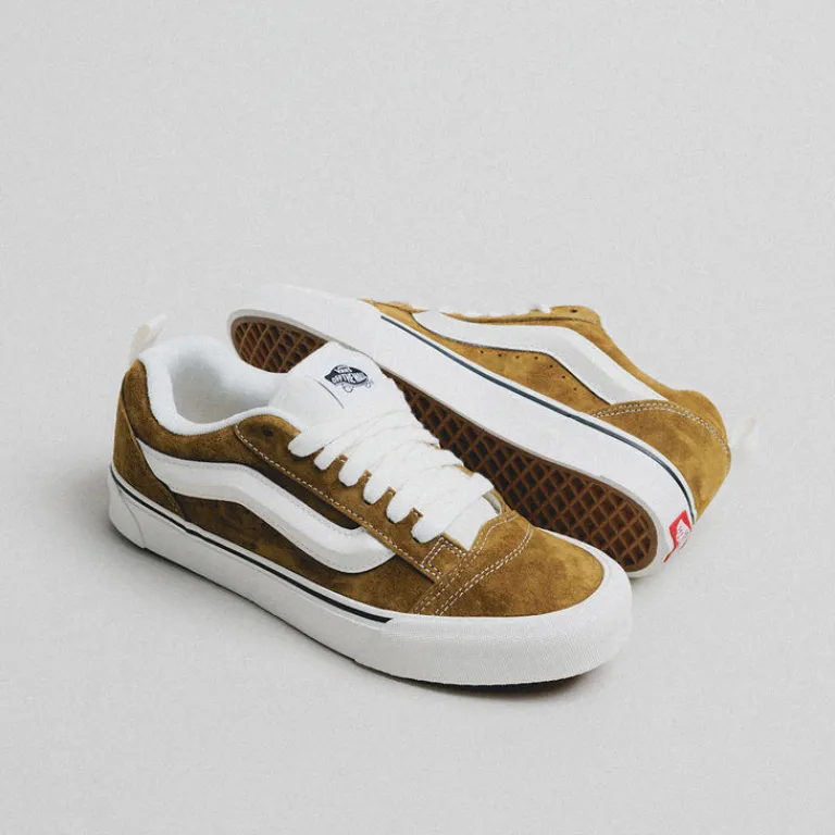 Leder Sneaker|Chunky Sneaker*Vans Knu Skool *Pig Suede* Brown