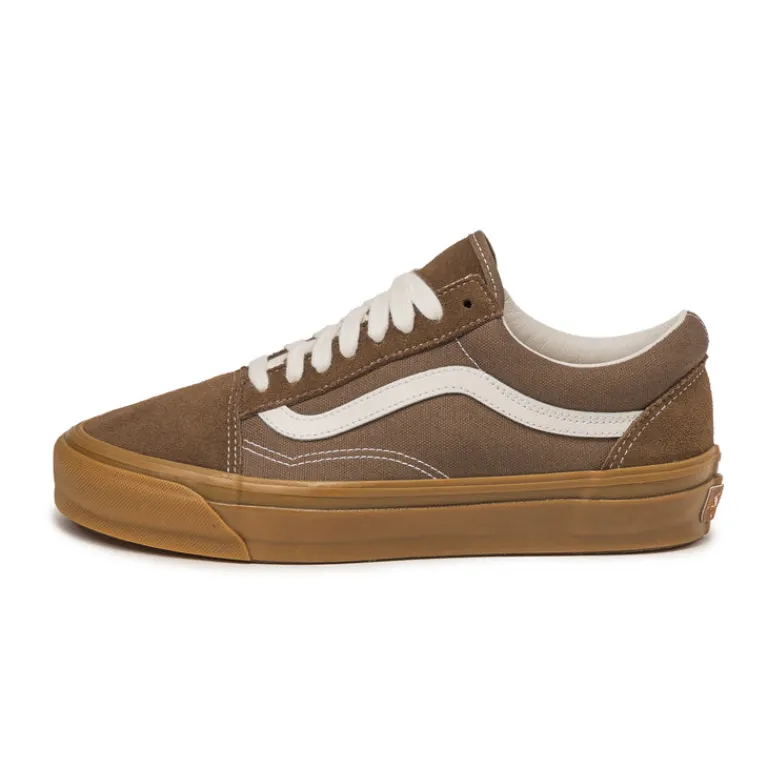 Leder Sneaker*Vans Premium Old Skool 36 Gum / Sepia