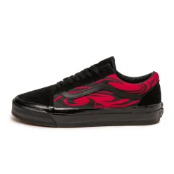 Leder Sneaker*Vans * Premium Old Skool 36 * Y2K Flame* Black / Red