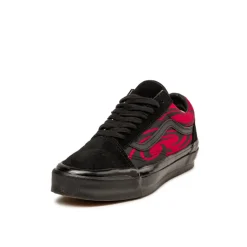 Leder Sneaker*Vans * Premium Old Skool 36 * Y2K Flame* Black / Red