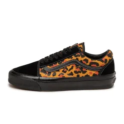 Leder Sneaker*Vans Premium Old Skool 36 *Leopard* Leopard Black / Black