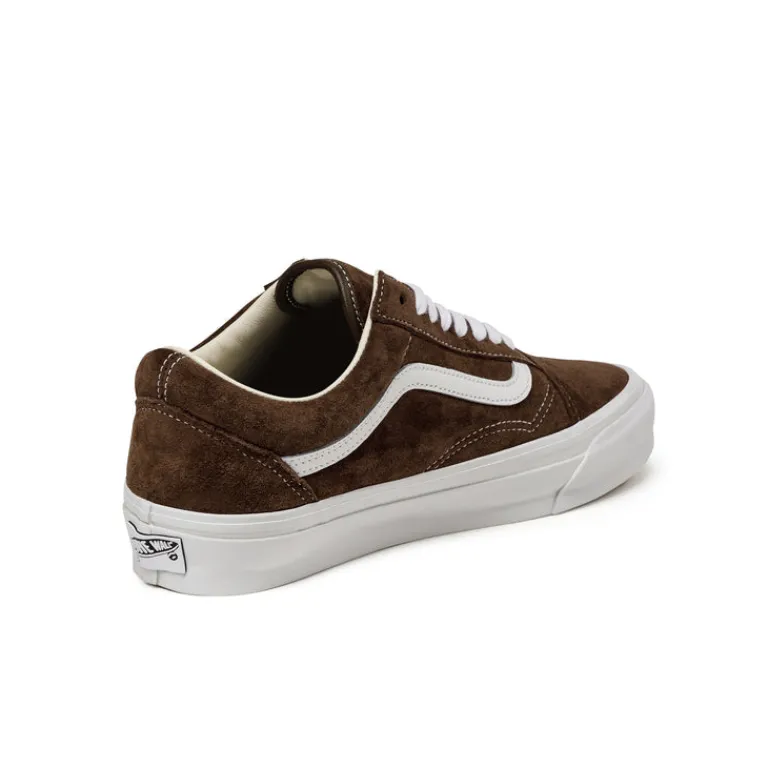 Leder Sneaker*Vans Premium Old Skool 36 *Pig Suede* Potting Soil