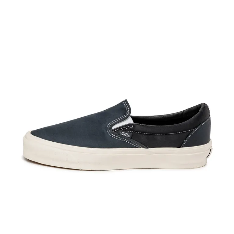 Leder Sneaker*Vans Premium Slip-On 98 LX *Satin* Jet Set Black