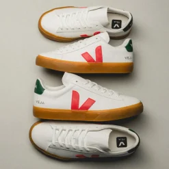 Weiße Sneaker*Veja Campo Chromefree Leather Extra White / Pekin / Poker