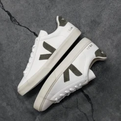 Weiße Sneaker*Veja Campo Chromefree Leather Extra White / Kaki
