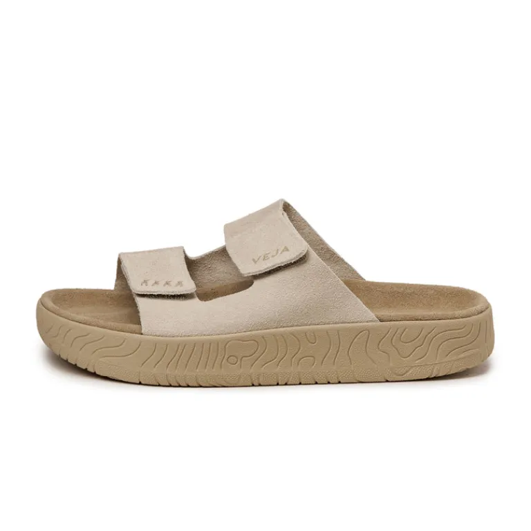 Mules & Slides*Veja Etna Suede Pierre / Alm / Almond