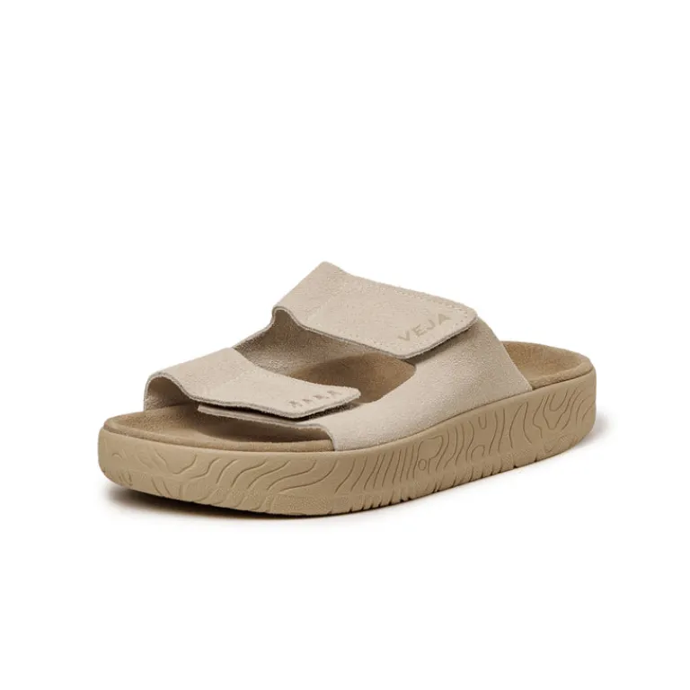 Mules & Slides*Veja Etna Suede Pierre / Alm / Almond