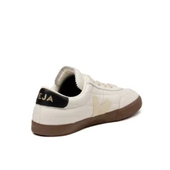 Terrace Casual Sneaker|Weiße Sneaker*Veja Panenka *O.T. Leather* White / Black / Bark