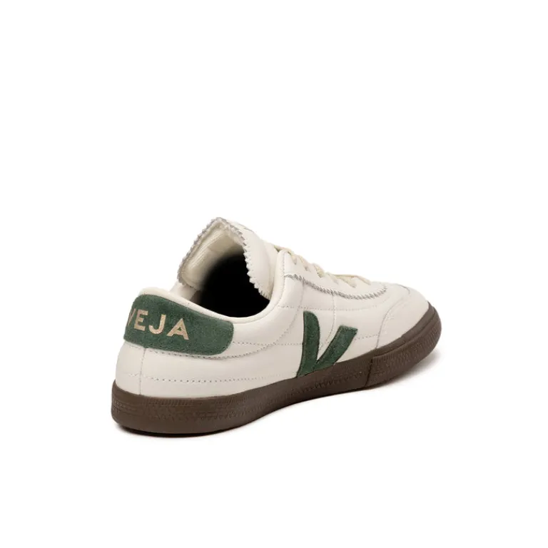 Terrace Casual Sneaker|Weiße Sneaker*Veja Panenka W *O.T. Leather* White / Cyprus / Eagle