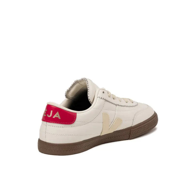 Terrace Casual Sneaker|Weiße Sneaker*Veja Panenka W *O.T. Leather* White / Pierre / Pekin