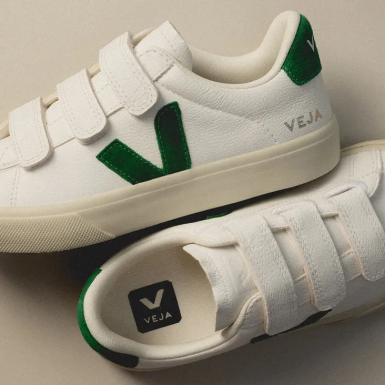 Weiße Sneaker*Veja Recife W Extra White / Emeraude