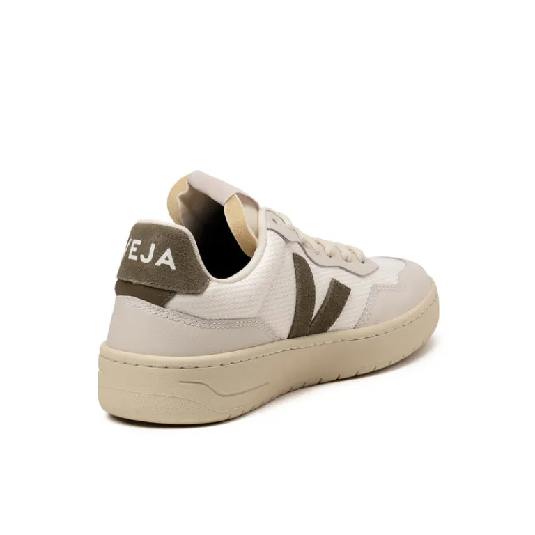 Weiße Sneaker*Veja V-90 B-Mesh White / Khaki