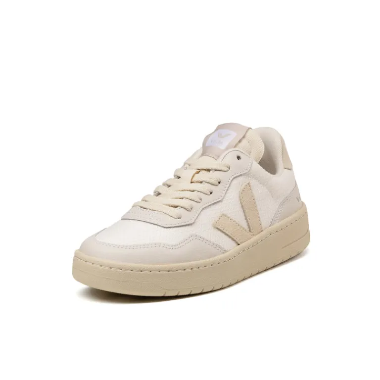 Weiße Sneaker*Veja V-90 B-Mesh W White / Pierre