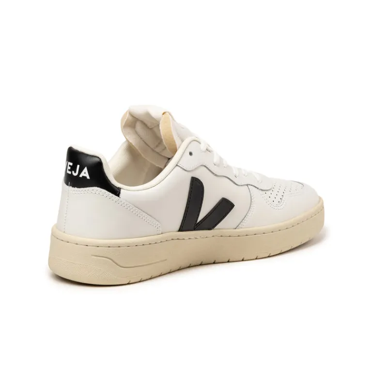 Weiße Sneaker*Veja V-10 Leather Extra White / Black