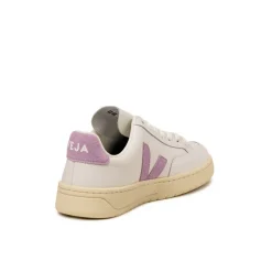 Weiße Sneaker*Veja V-12 Leather W Extra White / Orchid