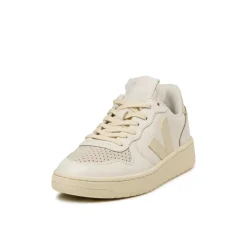 Weiße Sneaker*Veja V-10 Leather W Pure / Claire