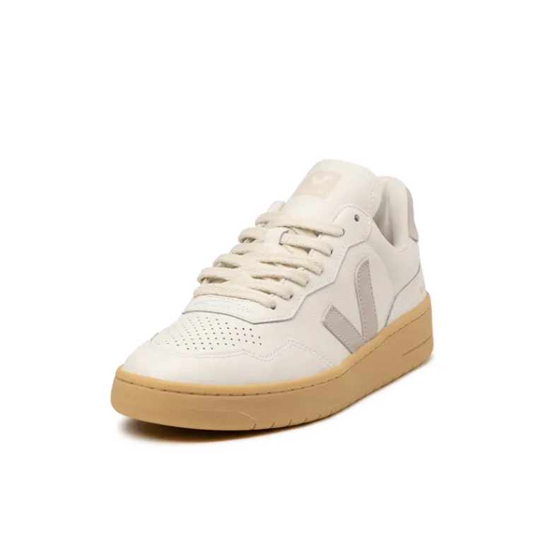 Weiße Sneaker*VEJA V-90 O.T. White / Light Grey / Natural