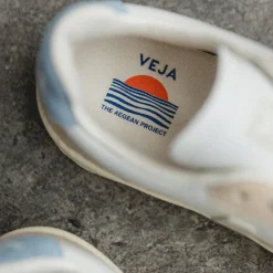 Weiße Sneaker*Veja V-90 W Extra White / Pierre / Steel