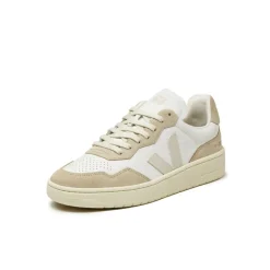 Weiße Sneaker*Veja V-90 W *Aegean Project* Extra White / Pierre / Almond