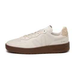 Plateau Sneaker|Weiße Sneaker*VEJA V-90 ZZ O.T. White / Pierre / Almond