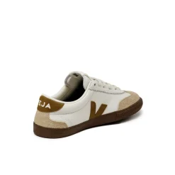 Weiße Sneaker*Veja Volley *O.T. Leather* White / Tent / Bark