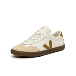 Weiße Sneaker*Veja Volley *O.T. Leather* White / Tent / Bark
